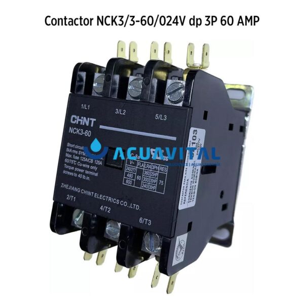 Contactor electrico 60Amp CHINT 20200160