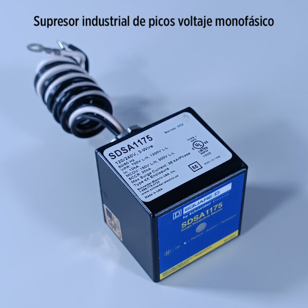 Foto principal real del producto Supresor de picos de voltaje SquareD monof?sico 600V industrial MPN:150814902