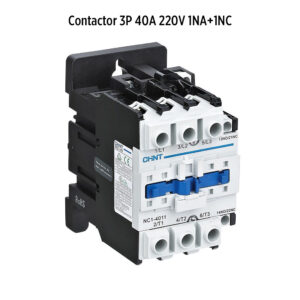 Foto principal real del producto NC1-4011M7 contactor 3P 40A 220V 1NA+1NC MPN:20000140