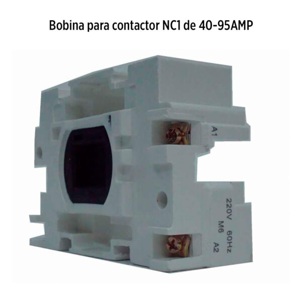 Foto principal real del producto BOBINA para contactor NC1 de40-95Amp en 220V codigo M7NC1 marca CHINT (NEGRA) MPN:20300320