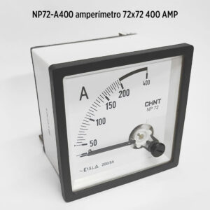 Foto principal real del producto NP72-A400 amperimetro 72x72 400AMP MPN:21400060