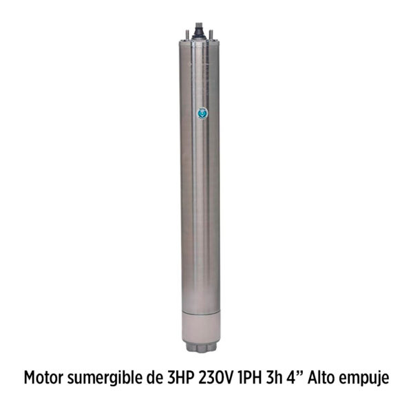 Foto principal real del producto Motor sumergible de 3HP 230V Monof?sico 3HILOS 4" marca Franklin Electric Alto Empuje MPN:2247022604G