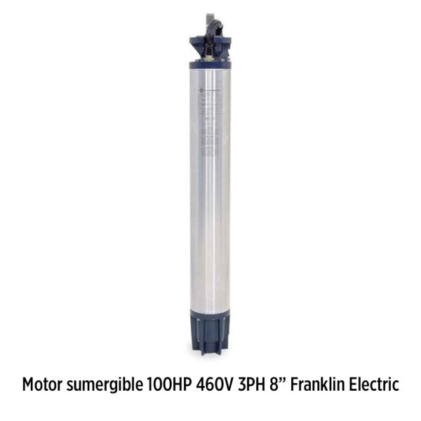 Foto principal real del producto Motor sumergible de 100HP 460V Trif?sico Y-D 8" marca Franklin Electric NEMA 8" Encapsulados MPN:2396248641