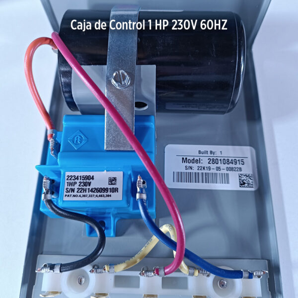 Foto principal real del producto Caja de arranque para motor sumergible Franklin Electric de 1HP 230V 3HILOS en gabinete NEMA 3R marca Franklin Electric MPN:2801084915