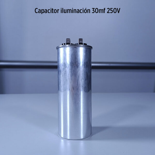 Foto principal real del producto Capacitor permanente iluminacion 30mf 250V MPN:30300050