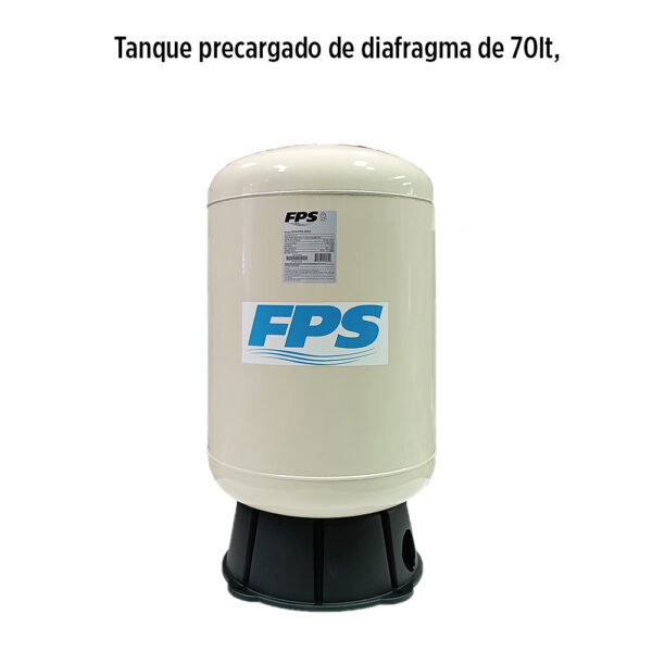 Foto principal real del producto Tanque precargado de diafragma de 70lt, Vertical en acero Franklin Electric CD: MPN:313018101