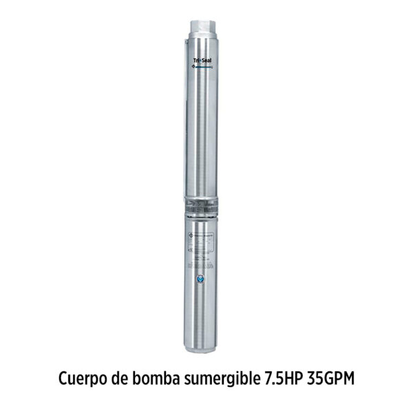 Foto principal real del producto Motor y bomba para pozo Qnom:35GPM 7.5HP 230V DOL Trif?sico, Hest:181m DiaExt:4" DiamDesc:2"plg ETA Motobomba El?ctrica, marca Franklin Electric CD: MPN:313027901