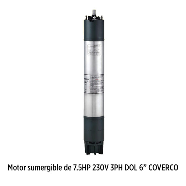 Foto principal real del producto Motor sumergible de 7.5HP 230V Trif?sico DOL 6" marca COVERCO Coverco - Submarca Franklin Electric MPN:804070307000791