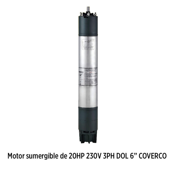 Foto principal real del producto Motor sumergible de 20HP 230V Trif?sico DOL 6" marca COVERCO Coverco - Submarca Franklin Electric MPN:804120307000791