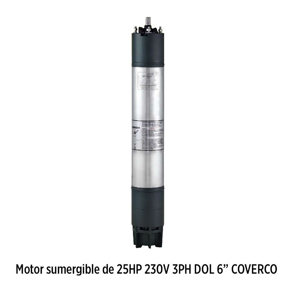 Foto principal real del producto Motor sumergible de 25HP 230V Trif?sico DOL 6" marca COVERCO Coverco - Submarca Franklin Electric MPN:804130307000791