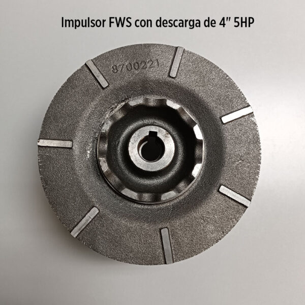 Foto principal real del producto Impulsor p/bomba FWS con descarga de 4" 5HP MPN:8700221401A