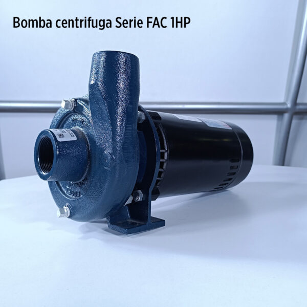 Foto principal real del producto Bomba centrifuga de superficie de 1HP 115/230V Monof?sico Qnom:51GPM, Hest:17m, ?Conexion:1 1/2" x 1 1/4" 1ETA Serie FAC marca Franklin Electric CD: MPN:90210010