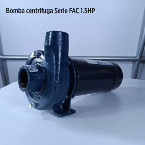 Foto principal real del producto Bomba centrifuga de superficie de 1.5HP 115/230V Monof?sico Qnom:55GPM, Hest:23m, ?Conexion:2" x 1 1/2" 1ETA Serie FAC marca Franklin Electric CD: MPN:90210015