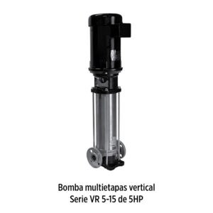 Foto principal real del producto Bomba centrifuga vertical multietapas de superficie de 5HP 230/460V Trif?sico Qnom:20GPM, Hest:211PSI, ?Conexion:Bridada 1.25?x 1.25? 7ETA SERIE VR 5-15 marca Franklin Electric CD: MPN:9145200507