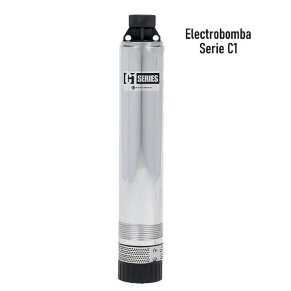 Foto principal real del producto Electrobomba de cisterna Serie C1 en acero inoxidable Qnom:20GPM@30m 1 HP Qmax32GPM@1m 115V 1PH 6ETA Ext:4" Desc:1,25" Con 10ft de cable, marca Franklin Electric. Aplicaciones de a MPN:90302015