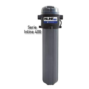 Foto principal real del producto Bomba booster inline 400 1PH 1/3HP 115V embutida en PVC decorativo robusto incluye controlador automatizado y protecciones integradas CD: MPN:92061501