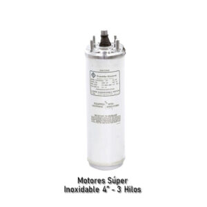 Foto principal real del producto Motor sumergible de 0.5HP 230V Monof?sico 2HILOS 4" marca Franklin Electric S?per Inoxidable MPN:2445059004GS