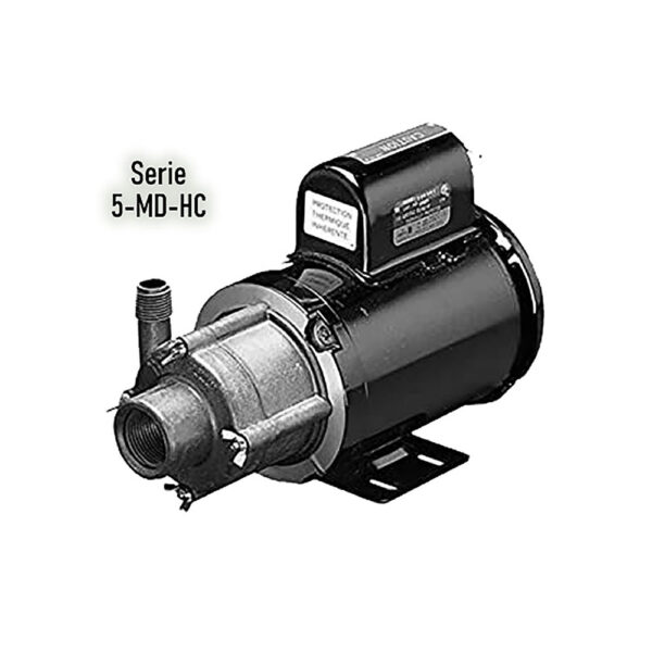 Foto principal real del producto Bomba industrial para quimicos altamente corrosivos en RYTON con acople magnetico de Qmax 20GPM Hmax 8,9m Succ:1"FNPT Desc:1/2"MNPT marca Little Giant serie HC mdelo TE-5-MD-HC. 66 MPN:584604