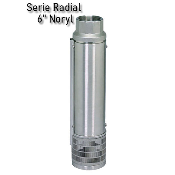 Foto principal real del producto Cuerpo de bomba (sin motor) para pozo Qnom:100GPM 15HP , Hest:127m DiaExt:6" DiamDesc:3"plg 9ETA Radial para acoplar a motor de 6"PLG, marca Franklin Electric CD: MPN:94820009