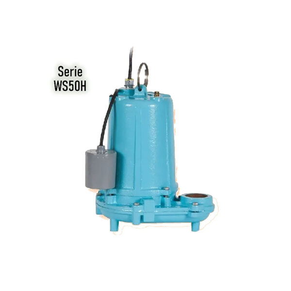 Foto principal real del producto Bomba sumergible 130GPM para aguas residuales en hierro fundido marca Little Giant WS50HAM-20 1/3Hp 115V 1Ph 130gpm MPN:620219