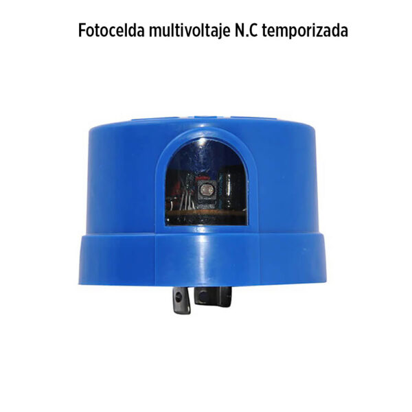 Foto principal real del producto Fotocelda multivoltaje N.C temporizada MPN:GCF-MVNCSDS