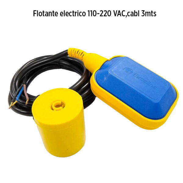 Foto principal real del producto Flotante electrico c/cable 3mts Exceline MPN:GFE-MV3M