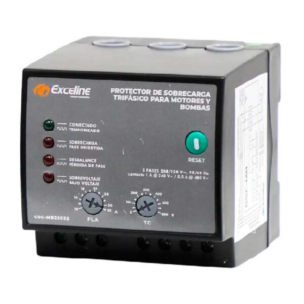Foto principal real del producto Rele De Voltaje 3 - 7 5HP Exceline GSC-MB-22032