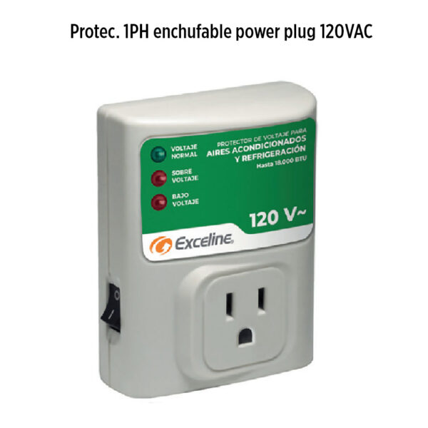 Foto principal real del producto Protec. 1PH enchufable power plug 120VAC MPN:GSM-RE120A/3
