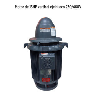 Foto principal real del producto Motor de 15HP vertical eje hueco 230/460V trifasico 1800 RPM marca US Motors Nidec MPN:H015S2BLE