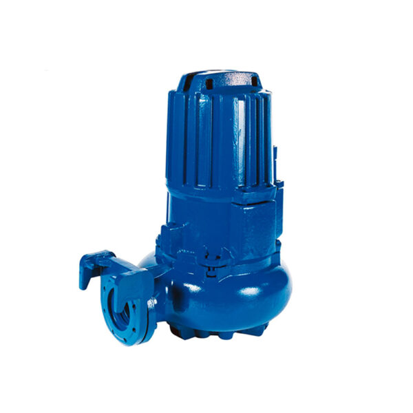 Foto principal real del producto KSB serie KRTBomba sumergible para aguas negras, vertical monoetapa, monobloc. Diversos tipos de impulsores, con rotor abierto (F), alabe ?nico (E), tubular (K) y vortex (S). Apro MPN:KRT