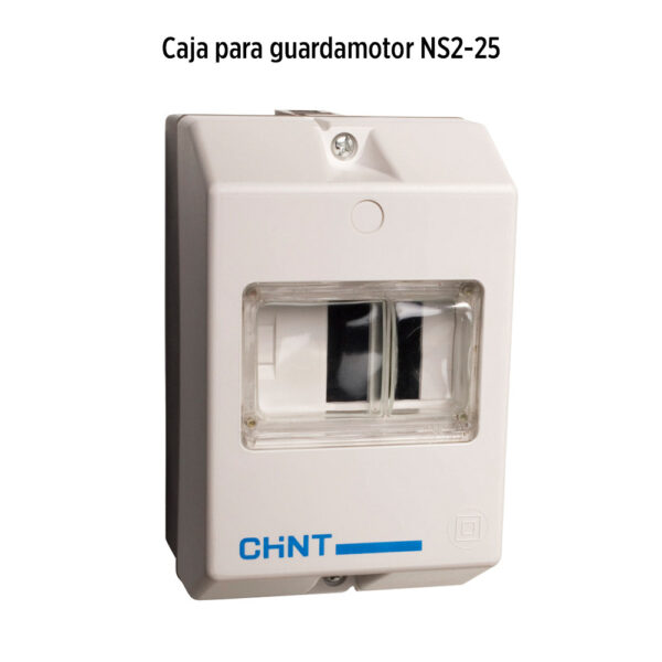 Foto principal real del producto Caja pl?stica IP55 para guardamotor NS2-25, marca CHINT codigo NS2-MC MPN:NS2-MC