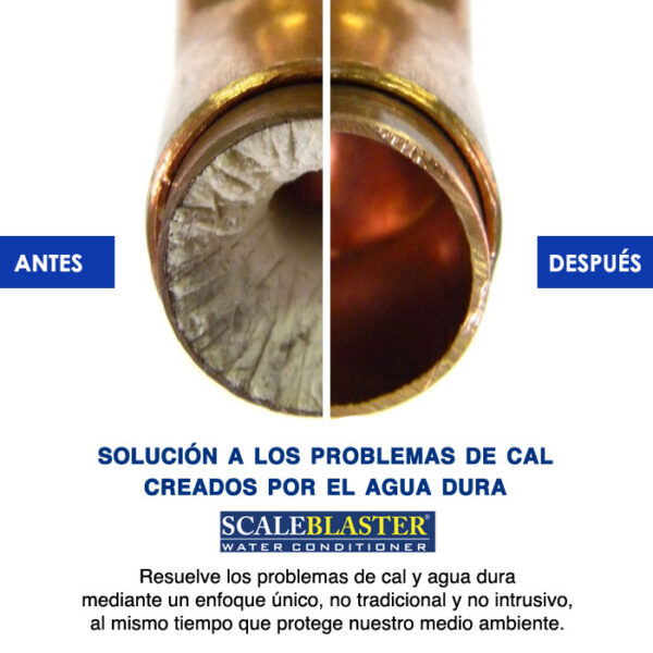 cuadro de beneficios Removedor de calcio 3 4plg ScaleBlaster SB-75