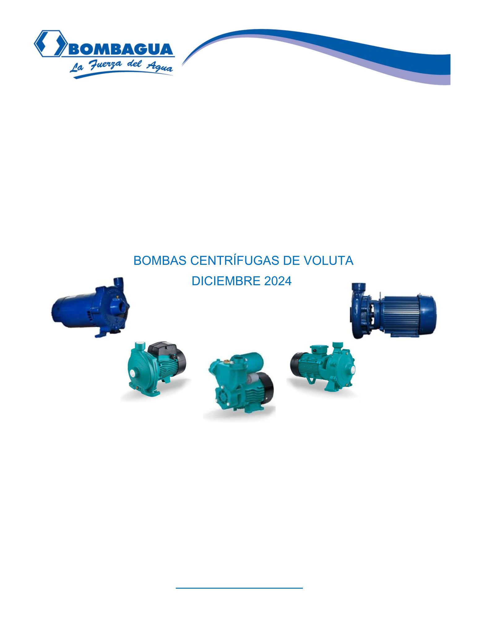 Bomba Centrifugas de Voluta Bombagua 2024
