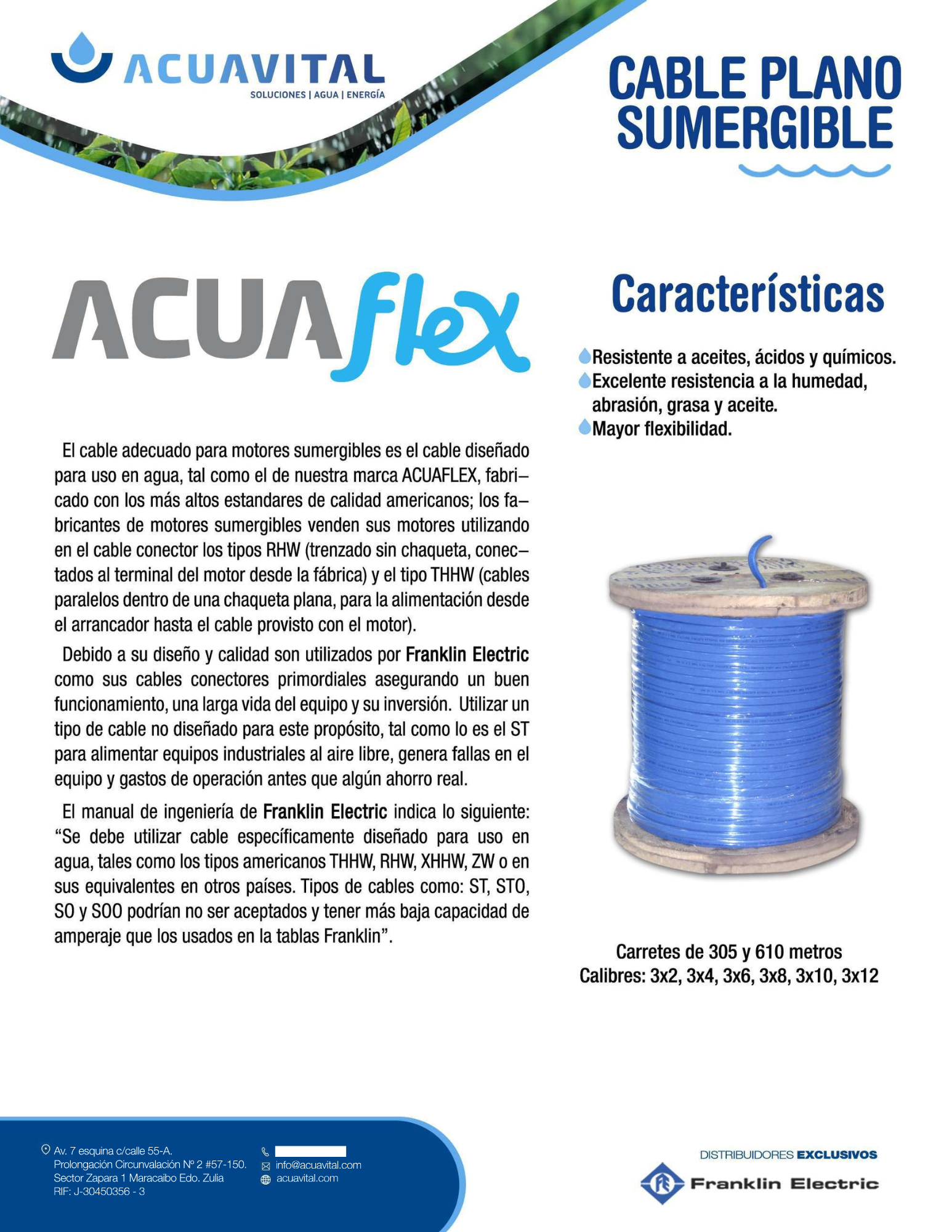 Ficha técnica Acuaflex