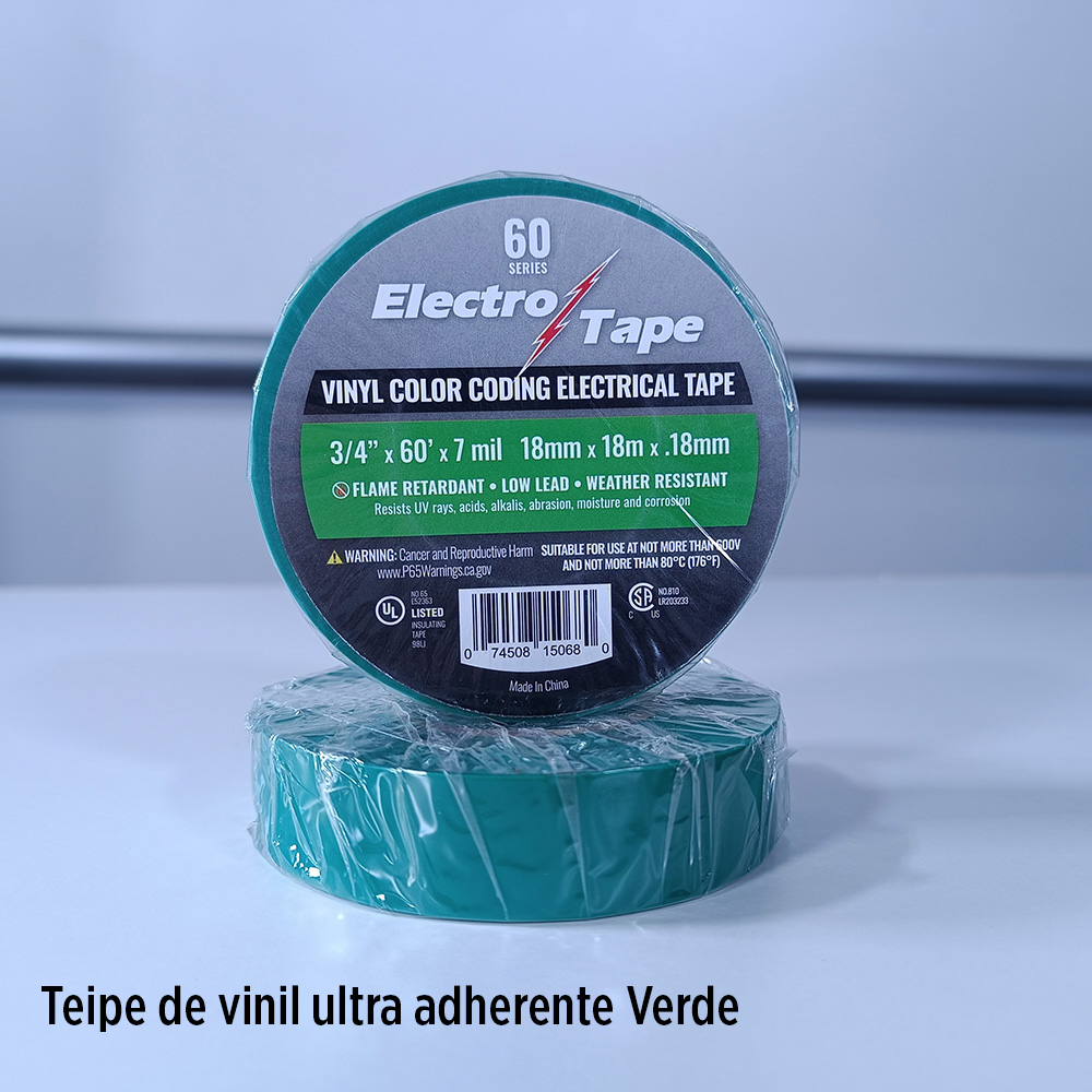 Teipe Electrico verde 3 4in AVpro 15061-0102G