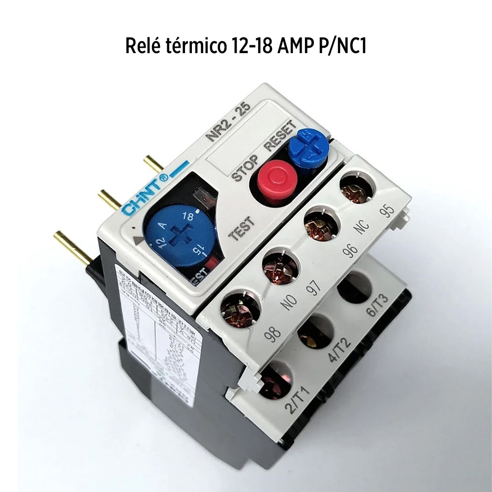 Rele Termico par tablero 12-18Amp CHINT 20400110