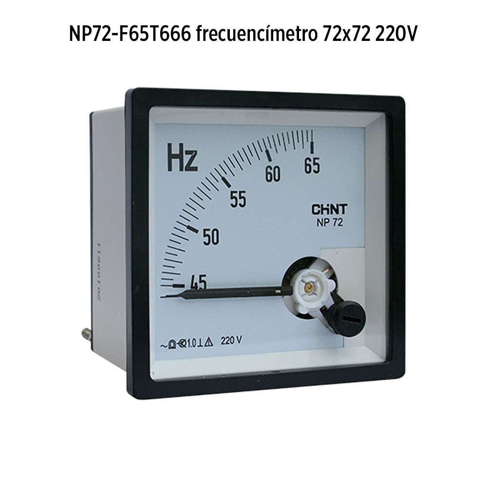 Frecuencimetro pa tablero 72 72mm CHINT 21400270
