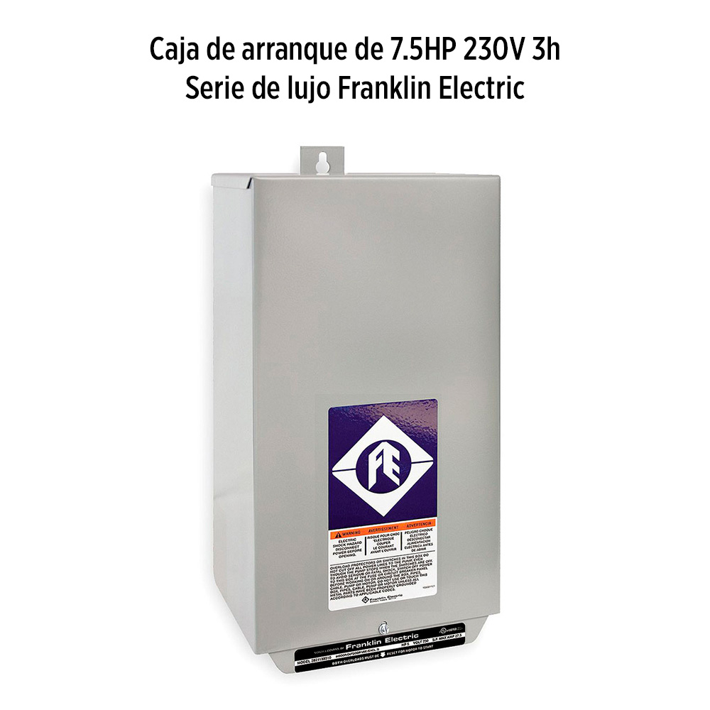 Caja Arranque bomb 7 5HP 1ph Franklin 2822019310