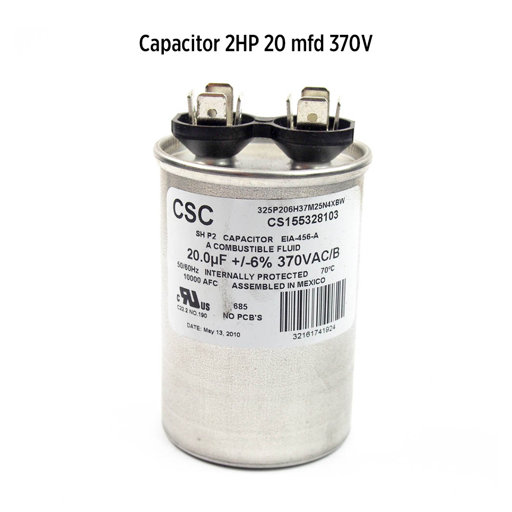 Capacitor caja arranque 20uF Franklin 305204903