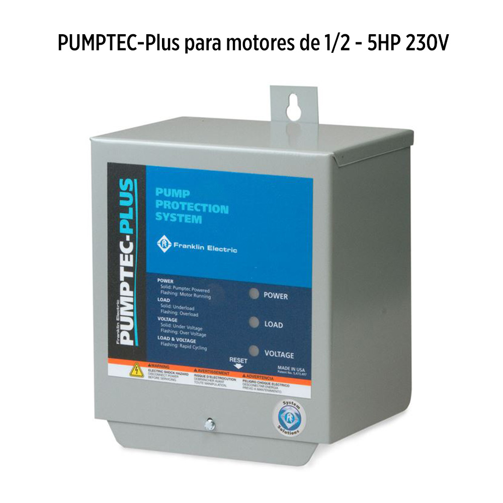 Protector para bomba 0 5-5hp Franklin 5800060100