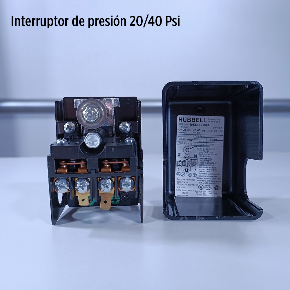 Presostato pulmon 40psi FURNAS 69ES1AZ2040
