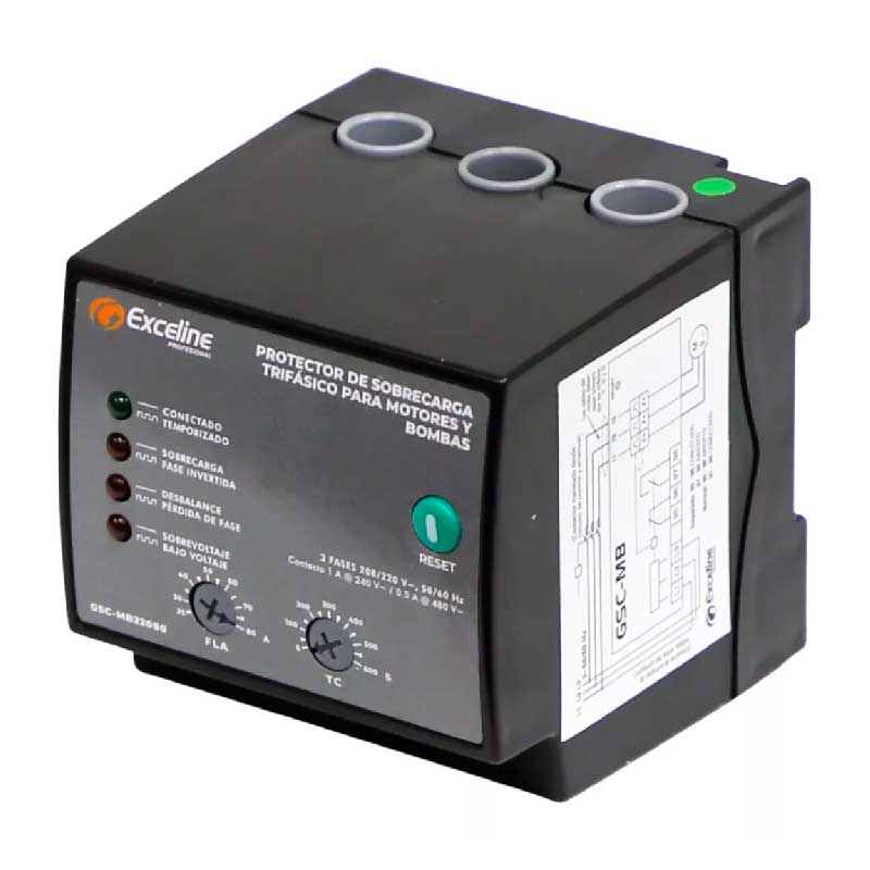 Rele De Voltaje 7 5 - 25HP Exceline GSC-MB-22080