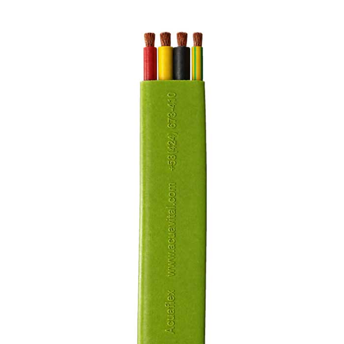 Cable plano sumergible pozo 2awg ACUAFLEX 3G26751000 T3AF