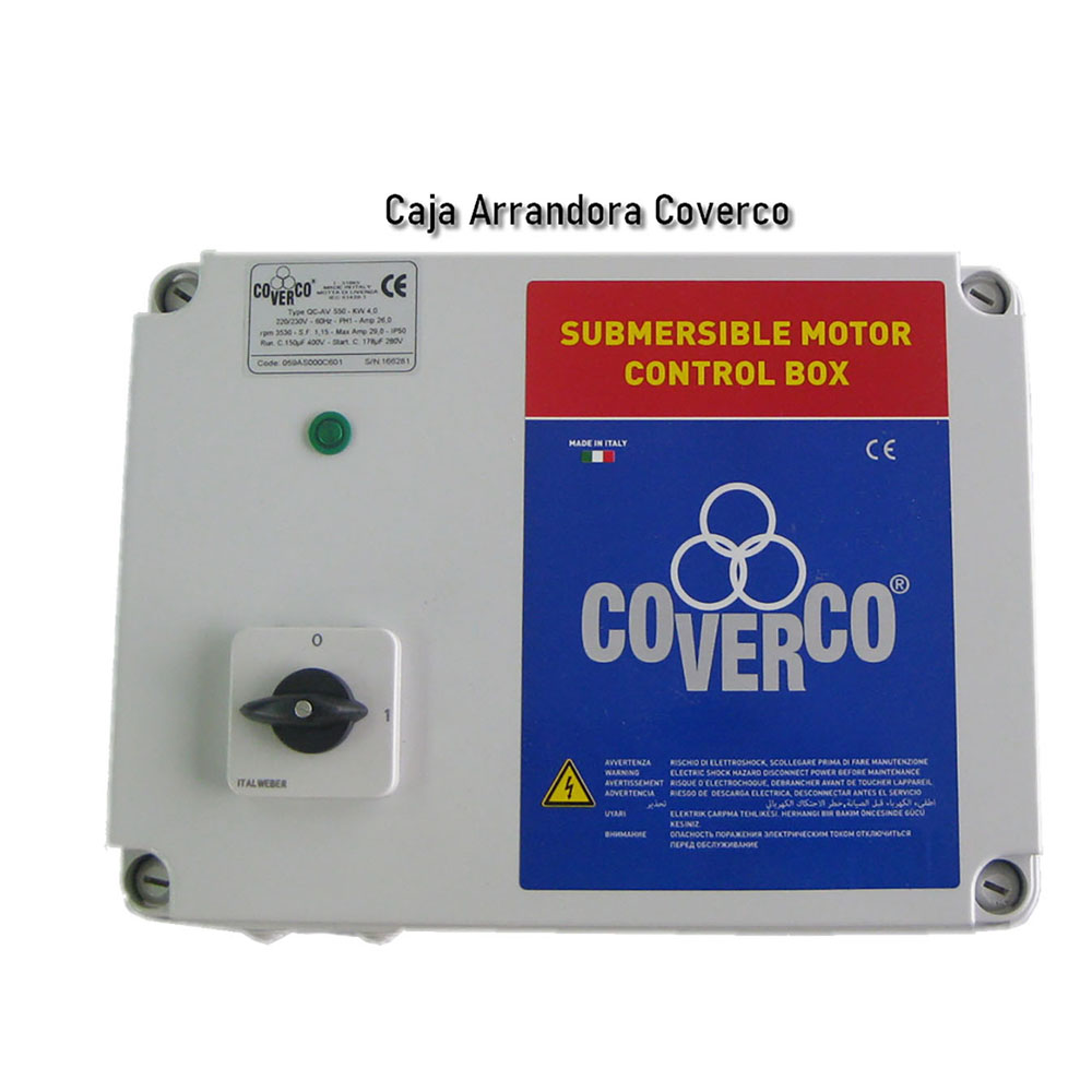 Caja Arranque bom 5 5HP 1ph COVERCO 059AS000C601
