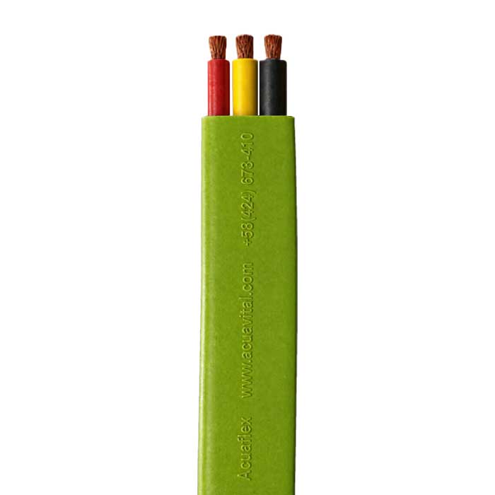 Cable plano sumergible pozo 12awg ACUAFLEX 312751000 T14AF
