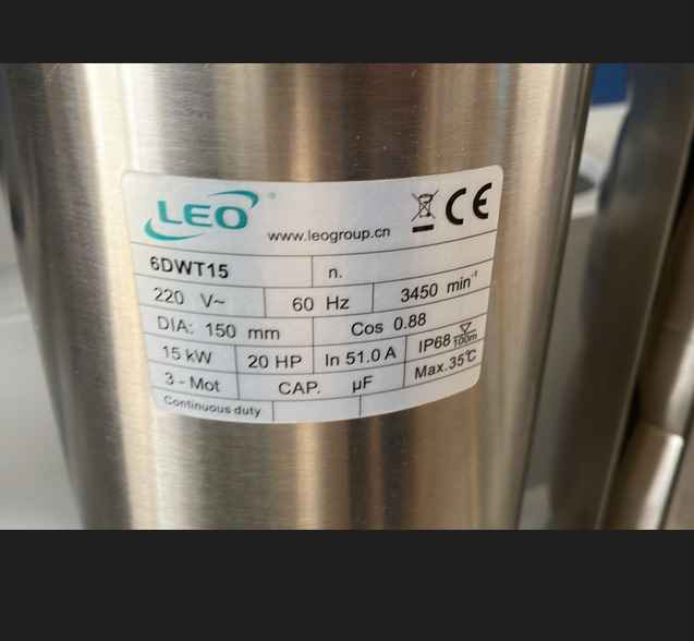 Motor 20HP LEO 6XRS 15